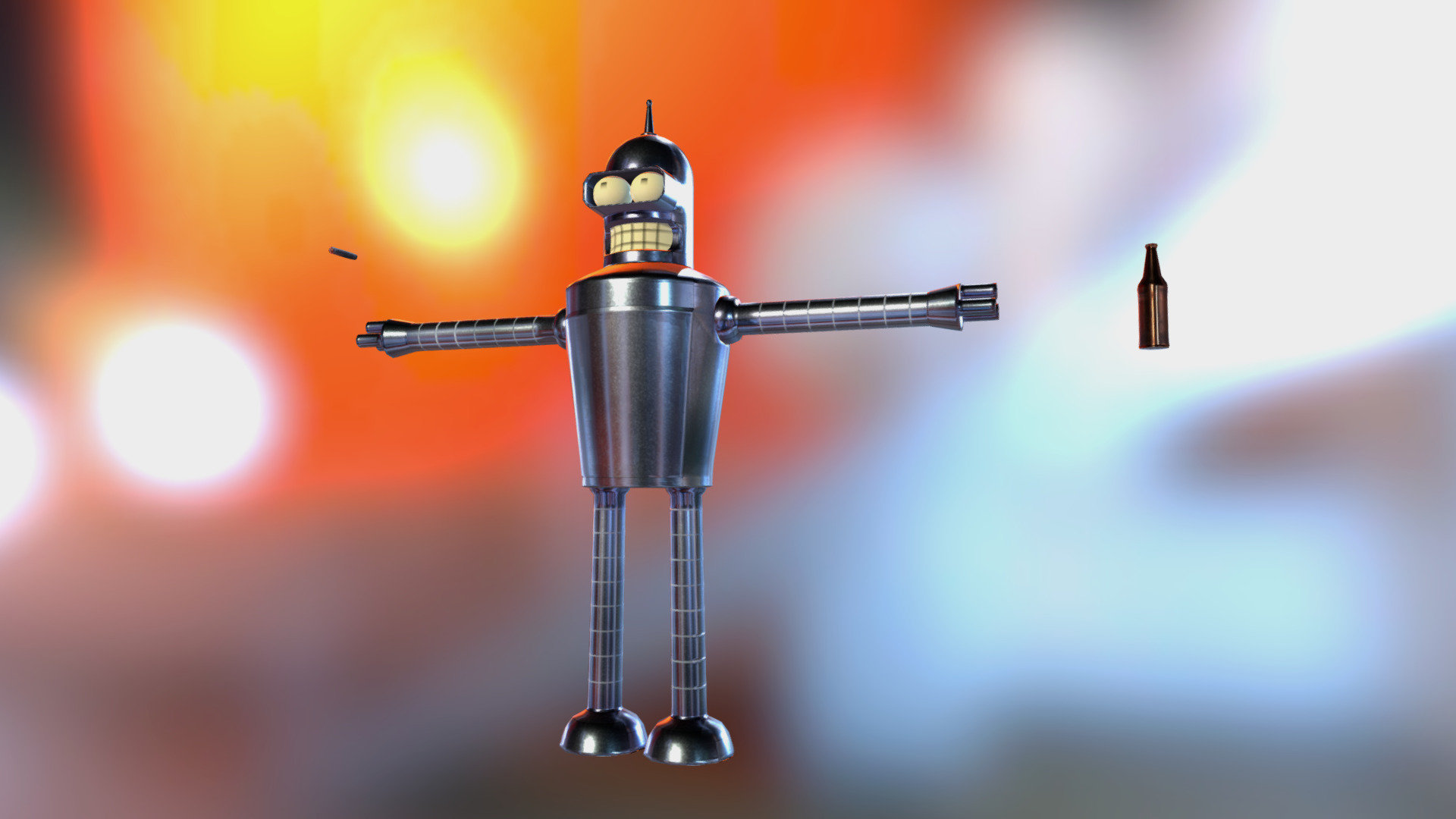 Bender B. Rodriguez - 3D Model By Tomprice3ddesign [fe89f8a] - Sketchfab