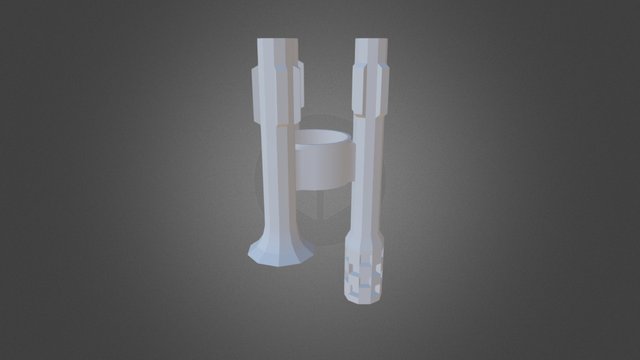 Player Weapon Set 3D Model