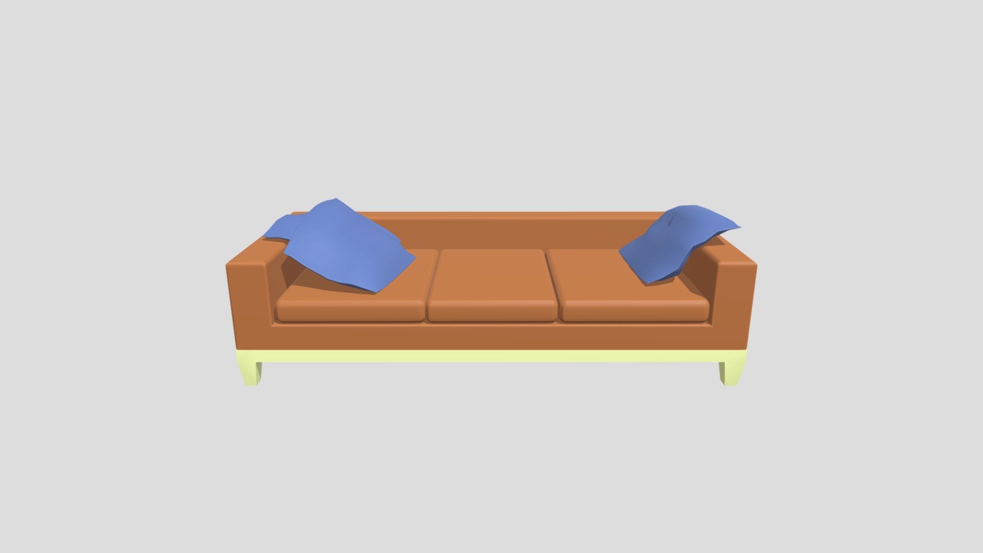 Couch - 3D model by CBall110 [fe8b8e2] - Sketchfab