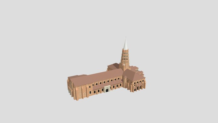 St Sernin 3D Model
