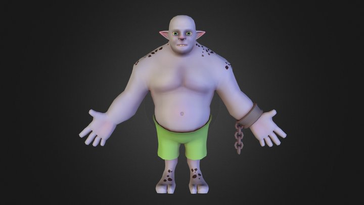 Troll_colour_WIP 3D Model
