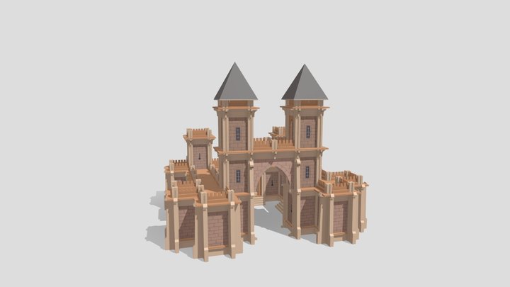L'Edifice model HS-20: Le Fort (1922) 3D Model