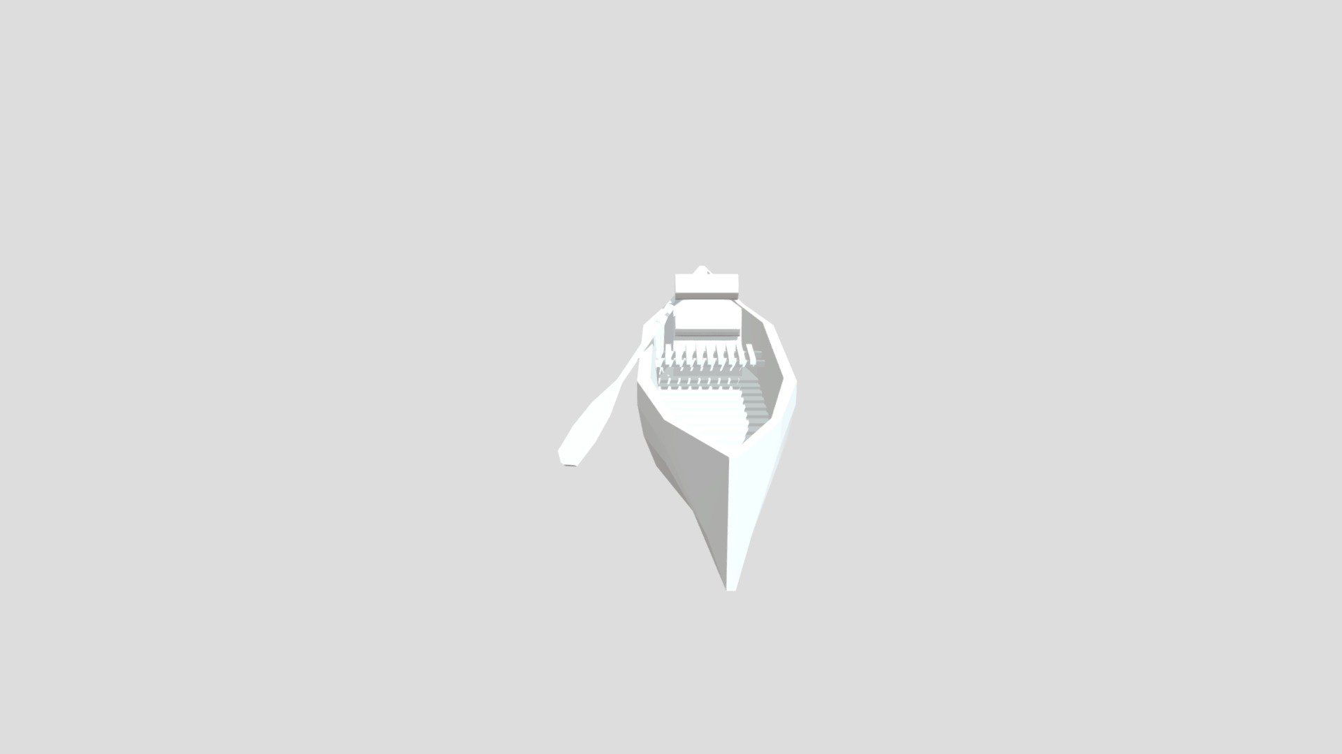 Canoe and paddle and bag from Poly by Google