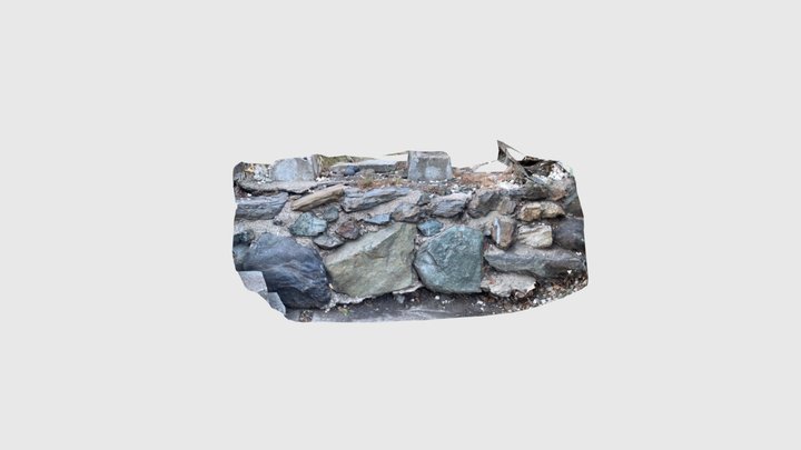 Rock wall 3D Model