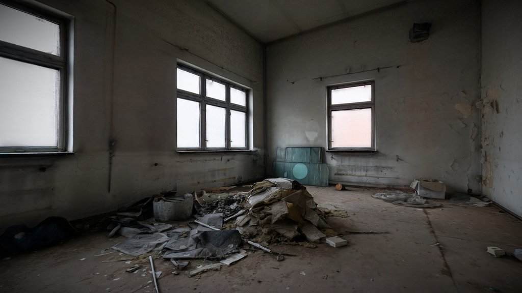 Destroyed abandoned manufactory - small 02