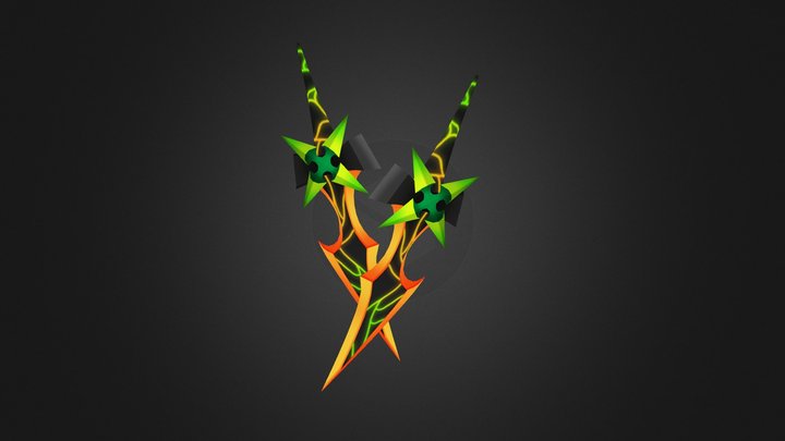 Poison Blades 3D Model