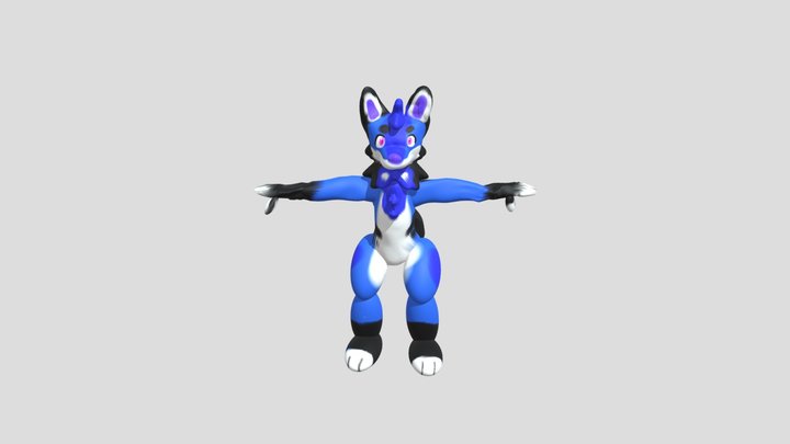 Blue Fox 3d 3D Model