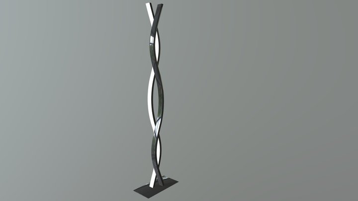 Living Room Lamp 3D Model