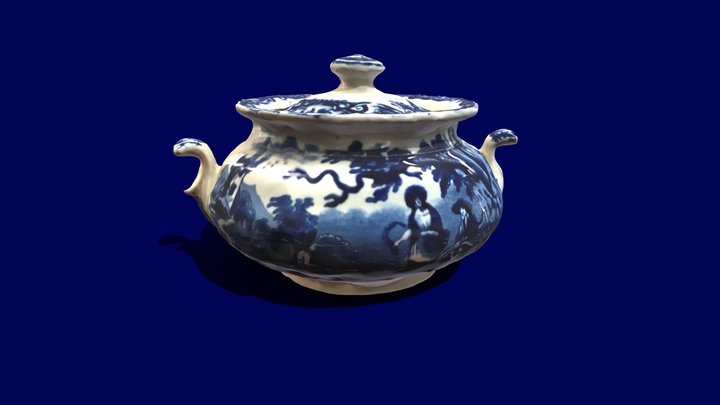 Sugar pot (suikerpot) OD2-70 3D Model