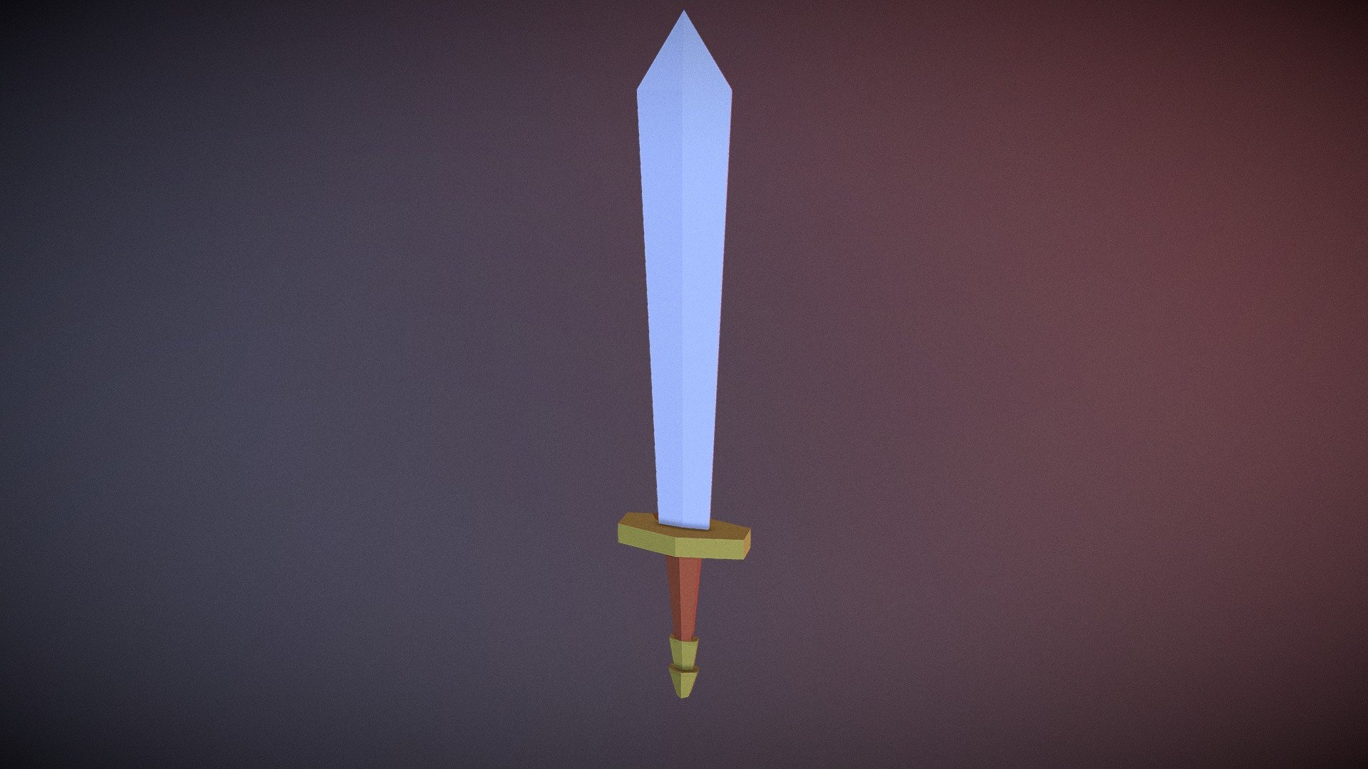 Sword Low Poly Download Free 3D model by haruscuman [fe92986] Sketchfab