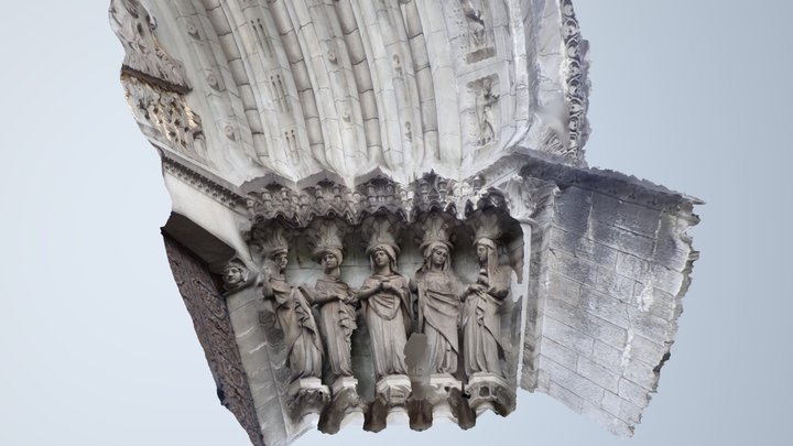 The Virgins - Fin Barre church, Cork, Ireland 3D Model