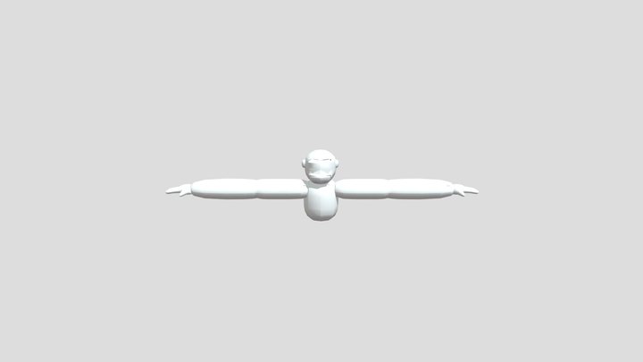Gorilla tag fan game model (Rigged, decent) 3D Model