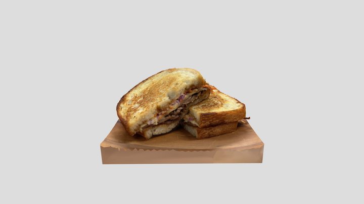 Beef Sandwich 3D Model