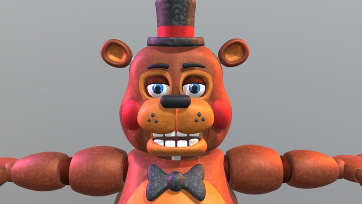 Withered freddy fazbear ufmp - Download Free 3D model by Tgames