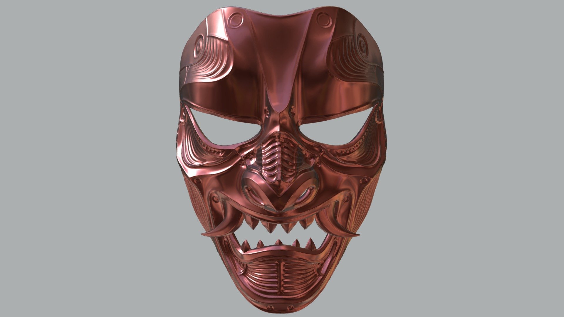 Samurai Mask V - Buy Royalty Free 3D model by Marius Ciulei (@omassyx ...