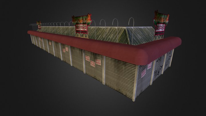 China Town Building 3D Model
