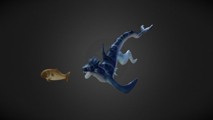 Hydrurga Lupus Hunting 3D Model