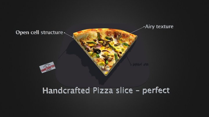 Pizza Slice 3D Model