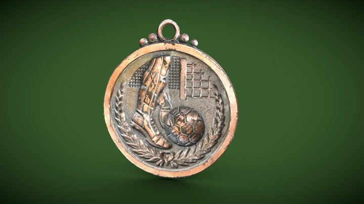 Football Medal - PhotoCatch – Free 3D Model STL