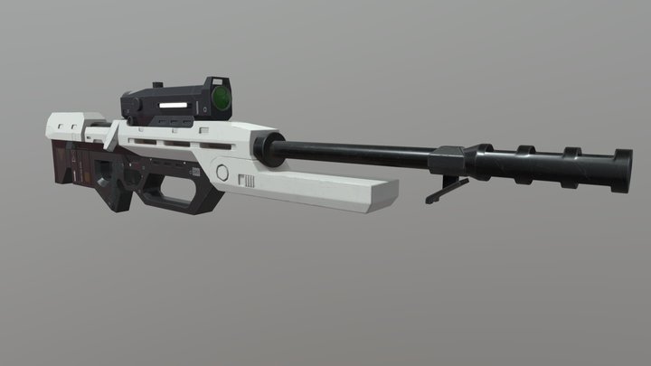 Scifi Gun 3D Model