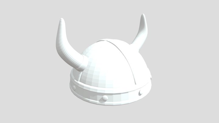 Viking Helmet 3D Model