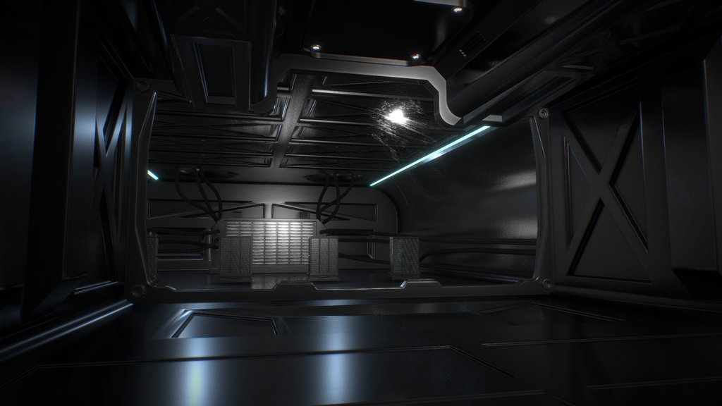 Server room (high poly)