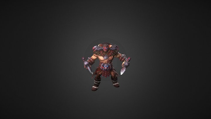 Northern Raider (set for Beastmaster dota2) 3D Model
