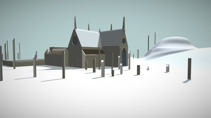 Icewing Abbey2 3D Model