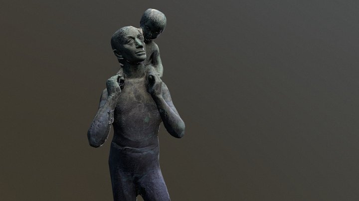 Statue photogrammetry 3D Model