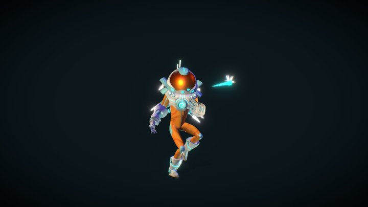 Klon - Astronaut Character 3D Model