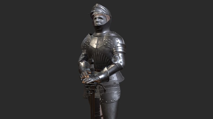 Castle of Blois - Knight Armor 3D Model