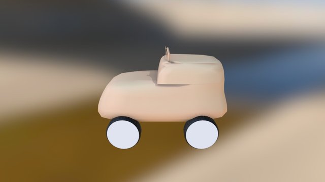 Carro_modelado simple 3D Model