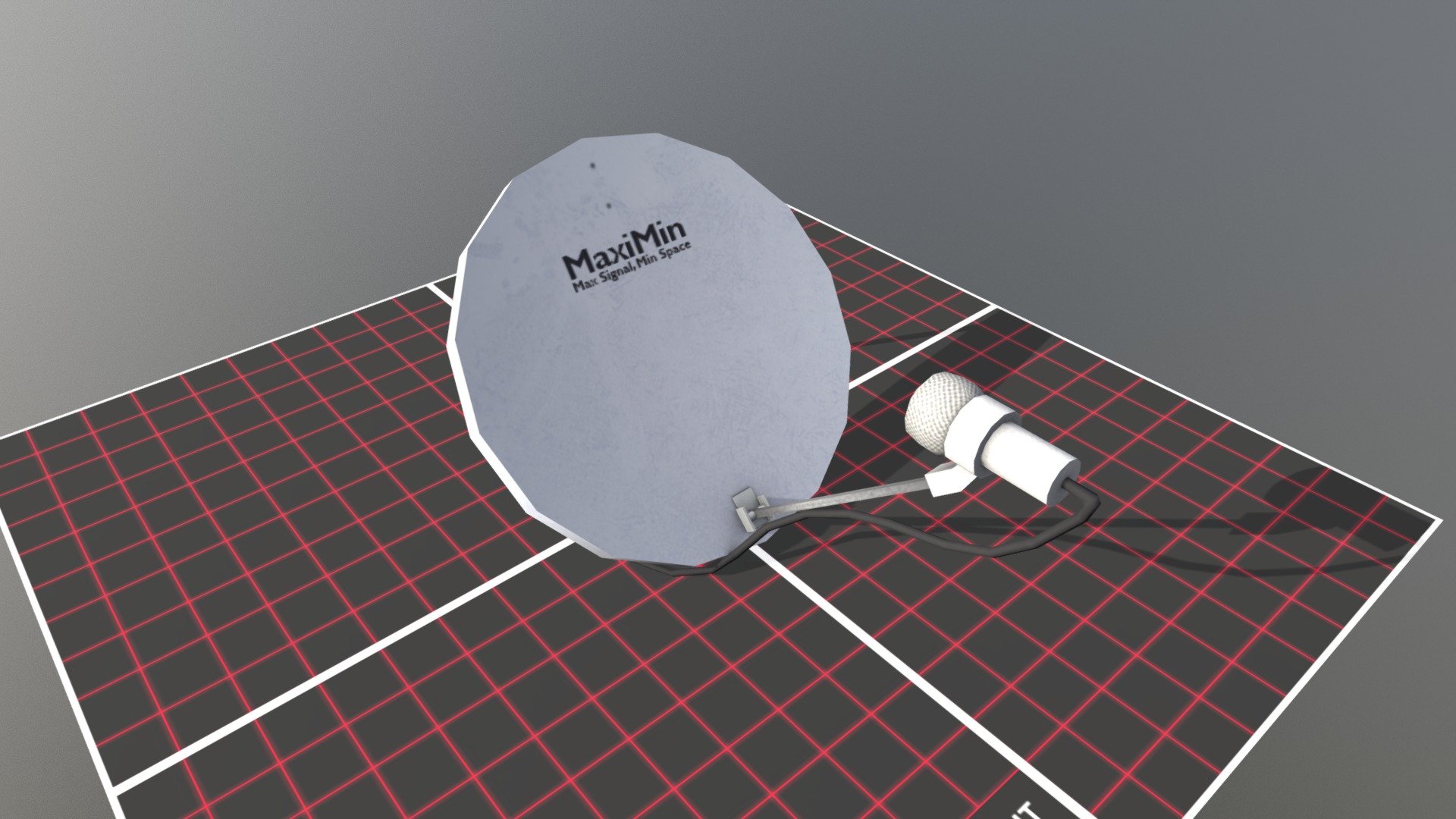 3DLP Satellite Dish