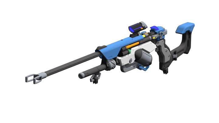 Ana Sniper Rifle - Overwatch -Printable 3d model 3D Model
