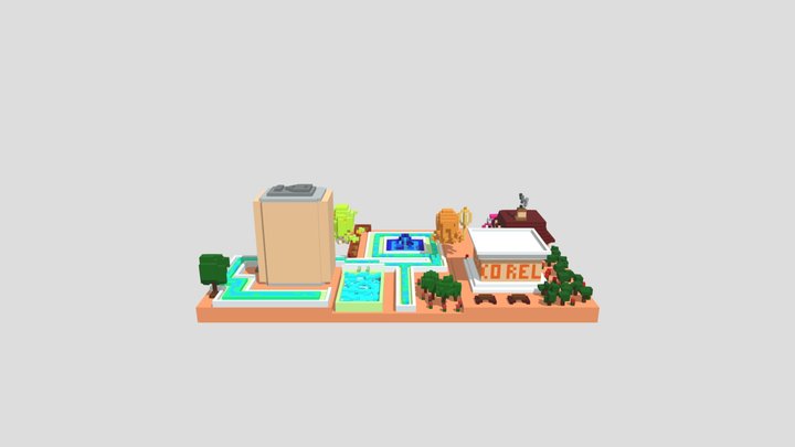 RELAXO WORLD 3D Model