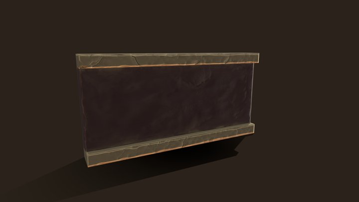 Tomb Wall 3D Model