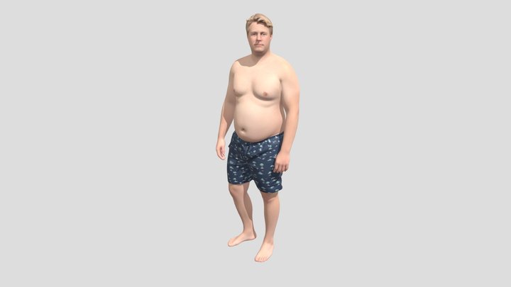 Casual Summer Portrait – Modello 3D gratuito STL