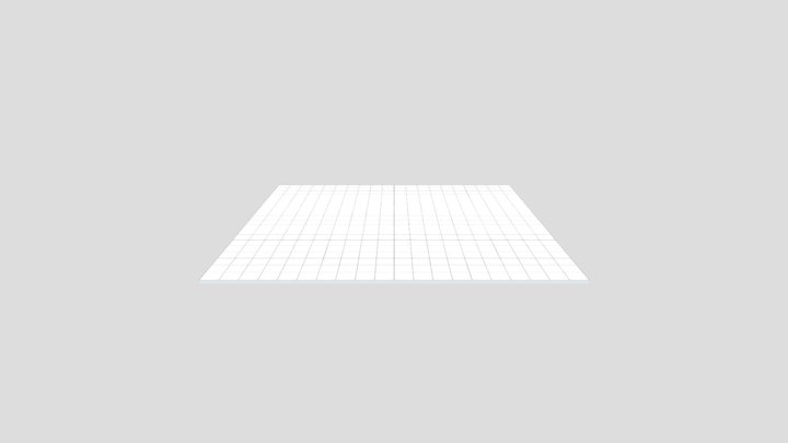 Test Grid Blue 01 3D Model