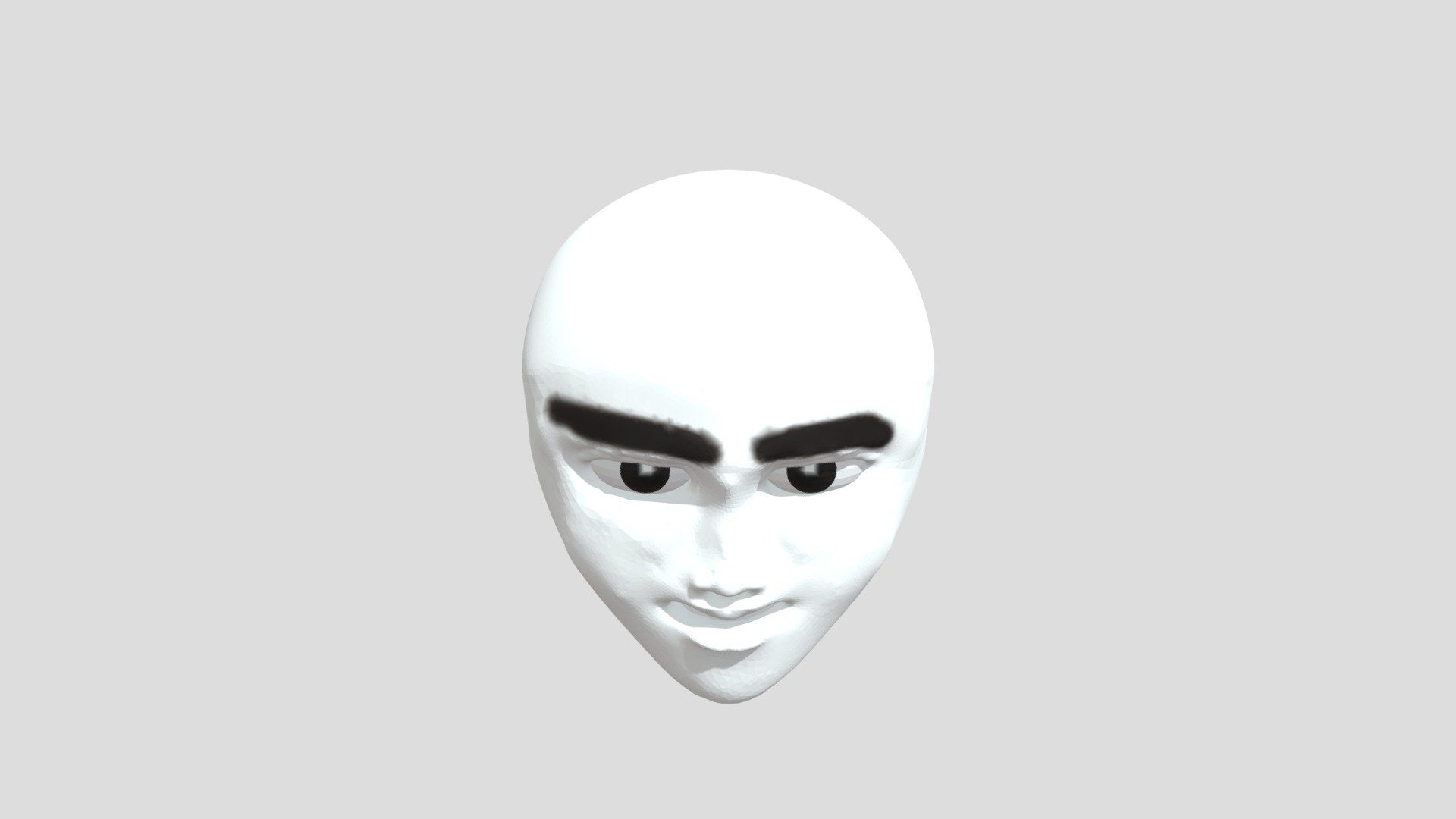 Face learning 3D sculpting.
