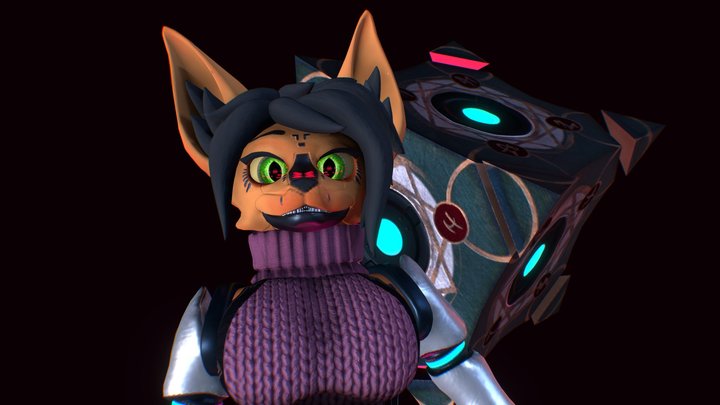 High Priestess | Selene The Fox 3D Model