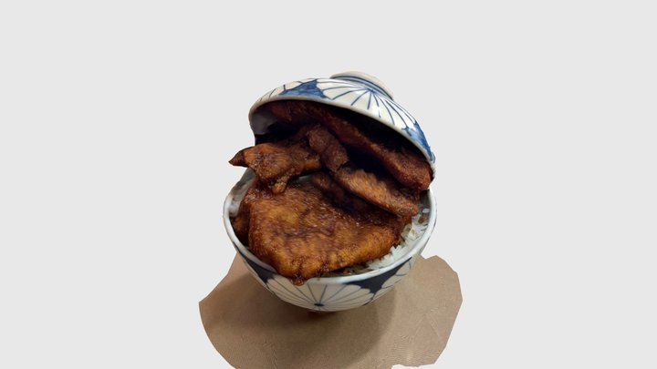 ふくしんのソースカツ丼 3D Model
