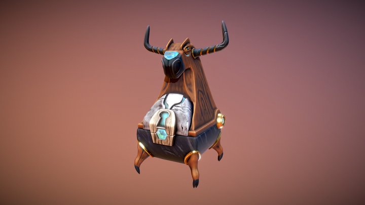 Bull Chest 3D Model