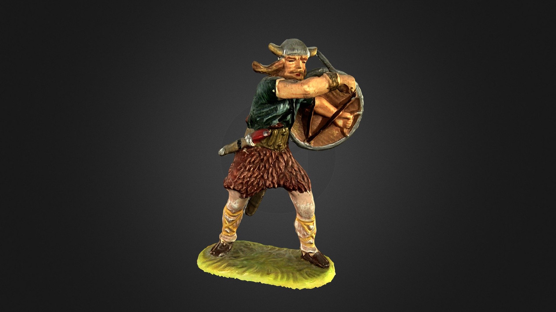 Elastolin viking with sword