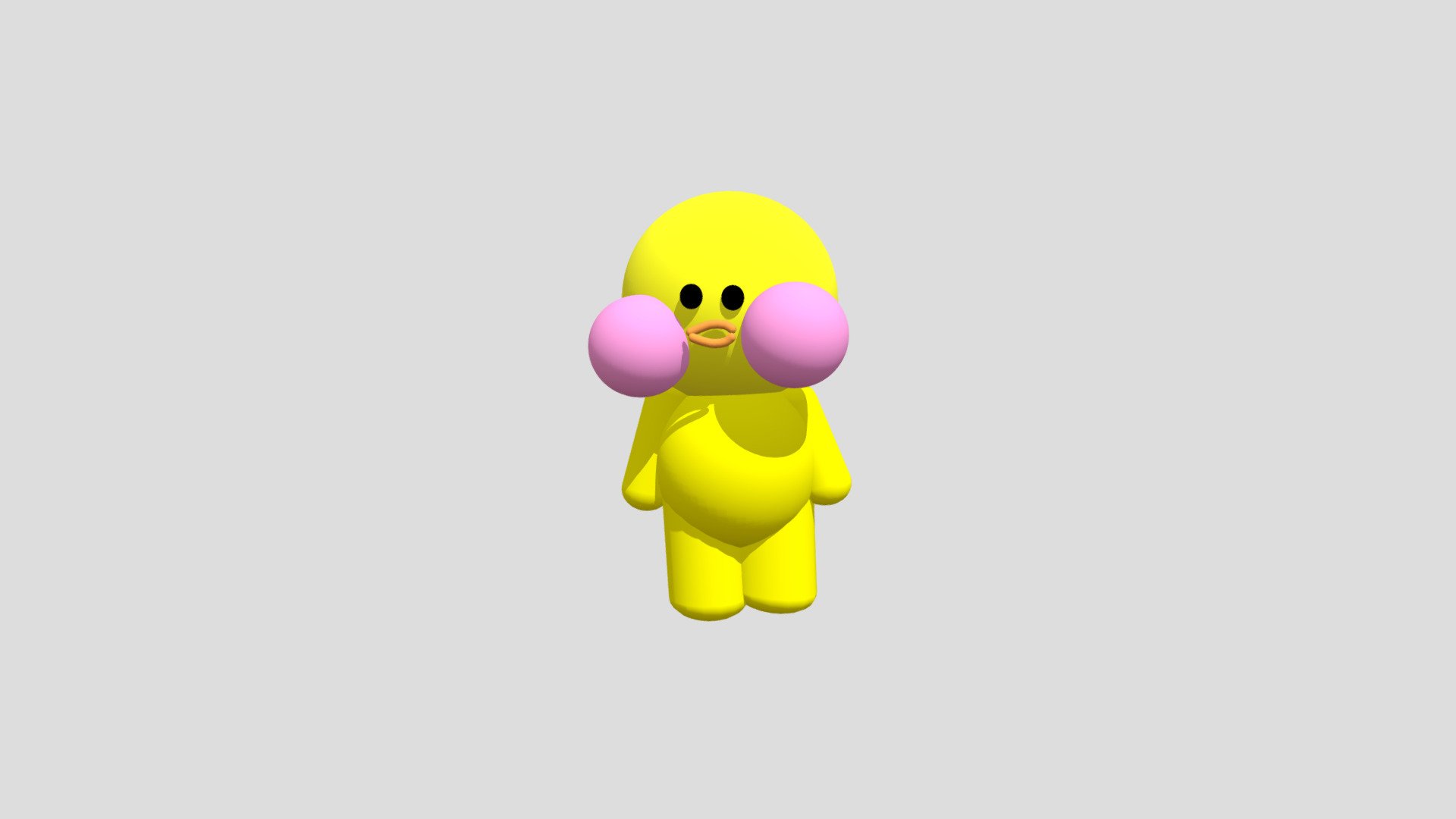 tiktok duck - Download Free 3D model by tarik.kheinch [fea6173] - Sketchfab