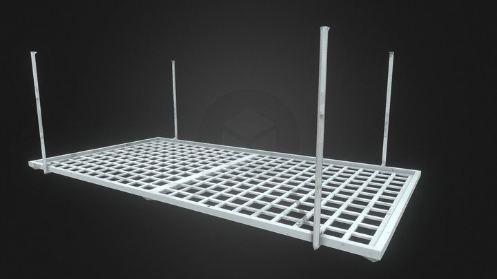 Ceiling Wire Rack 3D Model