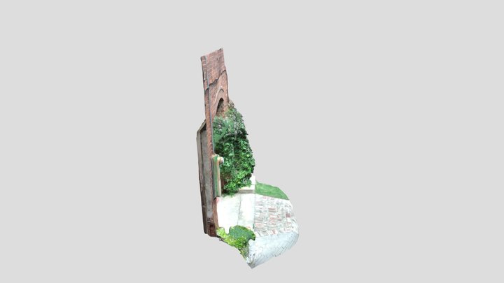 Rustic Brick Door In Exeter 3D Model