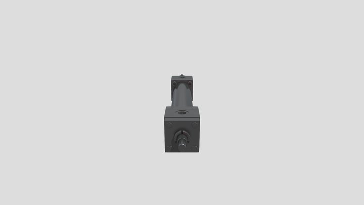 Hydraulic cylinder - mounting type D – Modèle 3D gratuit STL