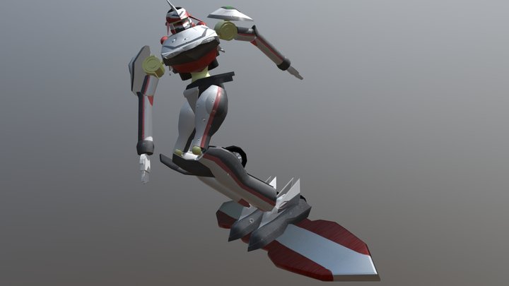 Nirvash - alt texture 3D Model