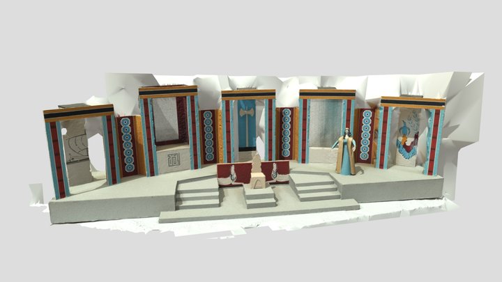 23. Μακέτα θεατρικού "Κούρος", 1977 3D Model