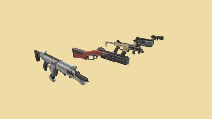 Apex Guns 01 3D Model